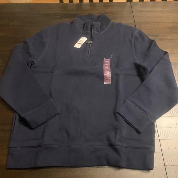 Nautica French Rib Qtr Zip Pullover - Picture 4 of 7
